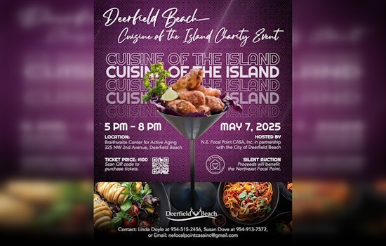 Deerfield Beach Hosts 'Cuisine of the Island' Charity Event to Support Seniors and Alzheimer's Programs