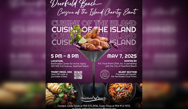 Deerfield Beach Hosts 'Cuisine of the Island' Charity Event to Support Seniors and Alzheimer's Programs