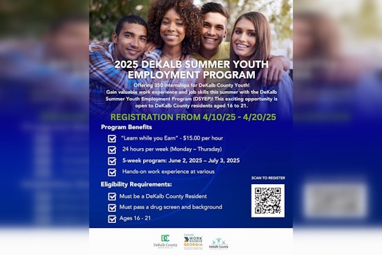 DeKalb County Launches Summer Youth Employment Program Offering 350 Internships to Local Teens