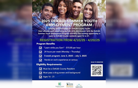 DeKalb County Launches Summer Youth Employment Program Offering 350 Internships to Local Teens
