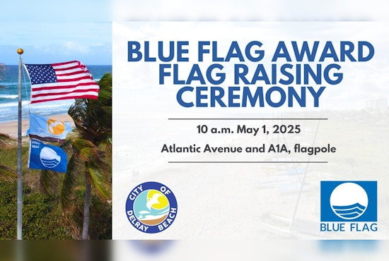Delray Beach Municipal Beach Earns Prestigious Blue Flag Designation for Third Year in a Row