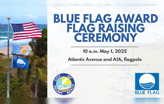Delray Beach Municipal Beach Earns Prestigious Blue Flag Designation for Third Year in a Row