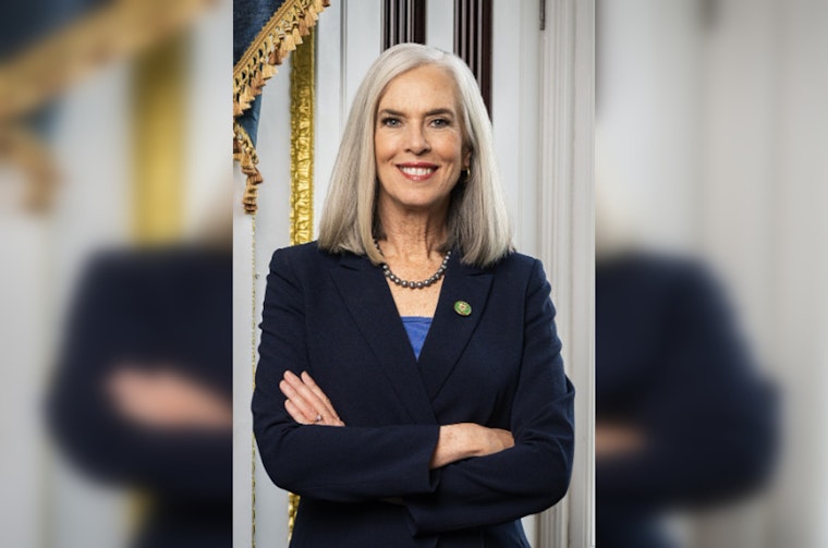 Democratic Whip Katherine Clark Speaks Out Against Anti-LGBTQ Measures at Transgender Day of Visibility Rally in Washington D.C.