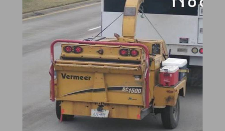 Denton County Sheriff's Office Seeks Public Help to Find Stolen Wood Chipper in Texas