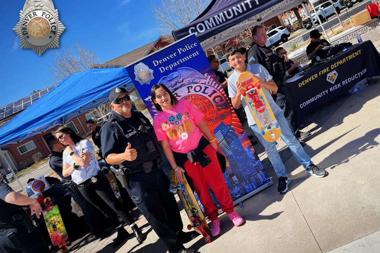 Denver Police and Youth Bond Over New Skatepark Event with Support from Local Organizations