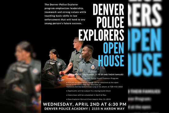 Denver Police Department Invites Youth to Explore Law Enforcement Careers at Explorer Program Open House