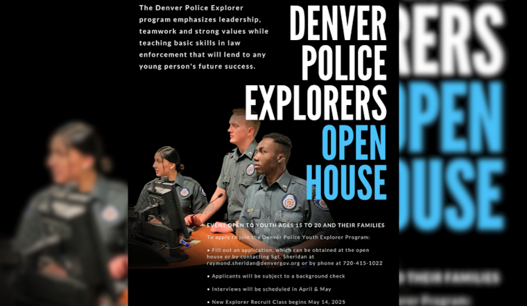Denver Police Department Invites Youth to Explore Law Enforcement Careers at Explorer Program Open House