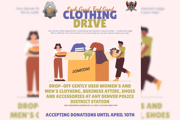 Denver Police Transform Stations into Donation Hubs for Community Clothing Giveaway