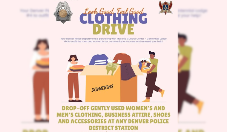 Denver Police Transform Stations into Donation Hubs for Community Clothing Giveaway