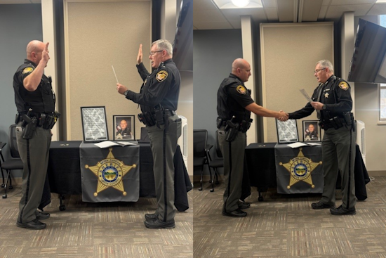Deputy Zach Brown Celebrates Promotion to Patrol Sergeant at Union County Sheriff's Office
