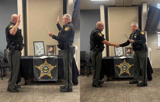 Deputy Zach Brown Celebrates Promotion to Patrol Sergeant at Union County Sheriff's Office