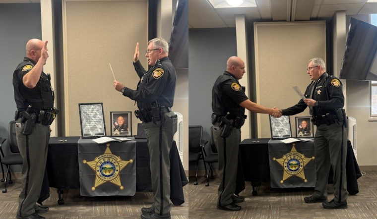 Deputy Zach Brown Celebrates Promotion to Patrol Sergeant at Union County Sheriff's Office