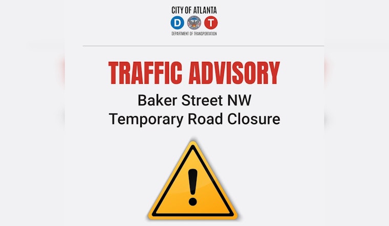 Detour Alert for Atlanta Drivers, Baker Street NW Closure and Alternative Routes