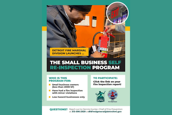 Detroit Fire Department Introduces Self-Re-Inspection Program for Small Businesses