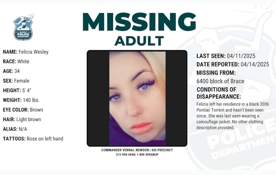 Detroit Police Issue Urgent Appeal for Public's Help in Locating Missing Woman Felicia Wesley