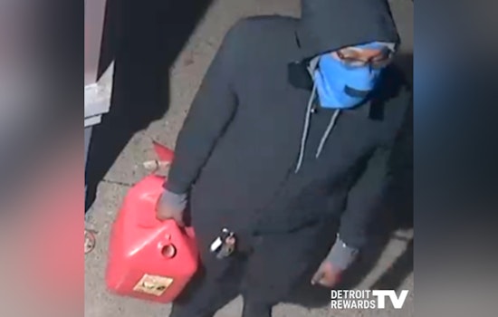 Detroit Police Seek Information on Suspect in St. Patrick's Day Arson Case, $1,000 Reward Offered