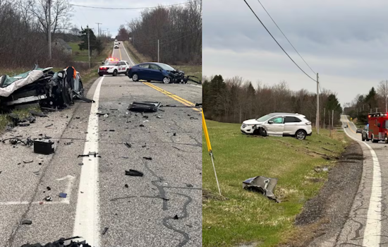 Distracted Driver Charged After Dropping Doughnut Leads to Three-Car Crash in Thompson Township