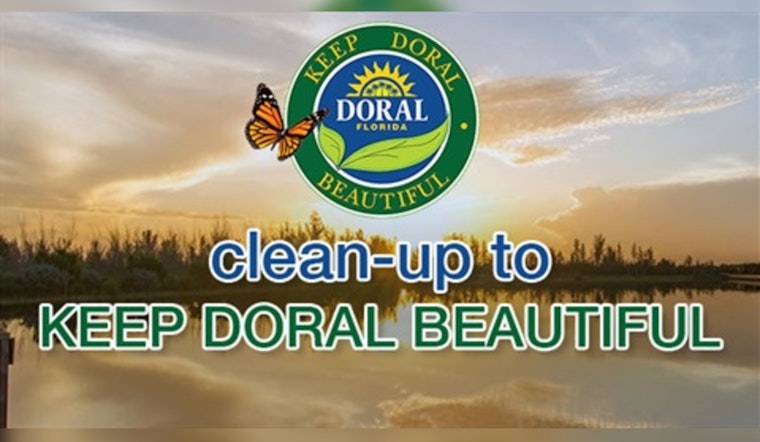 Doral Invites Community to Celebrate Earth Day with Cleanup Efforts and New Garden Unveiling