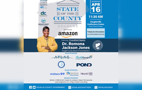 Douglasville to Hear Future Plans at 2025 State of the County Address by Chairman Jones