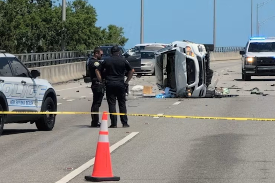 Driver Boyd Cosner in Stable Condition After High-Speed Chase Leads to Multi-Vehicle Crash on South Causeway Bridge in New Smyrna Beach