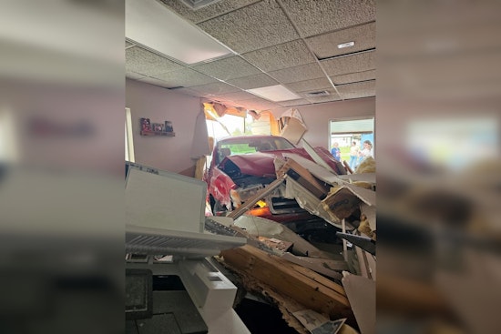 Driver Unharmed as Truck Crashes into German Township Fire Department in Indiana
