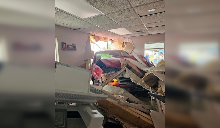 Driver Unharmed as Truck Crashes into German Township Fire Department in Indiana