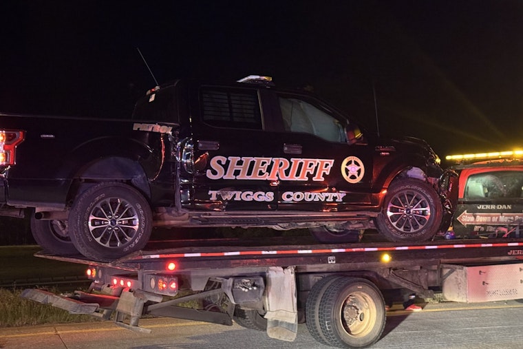 Drowsy Driver Strikes Twiggs County Deputy's Vehicle, No Serious Injuries Reported Near Exit 24