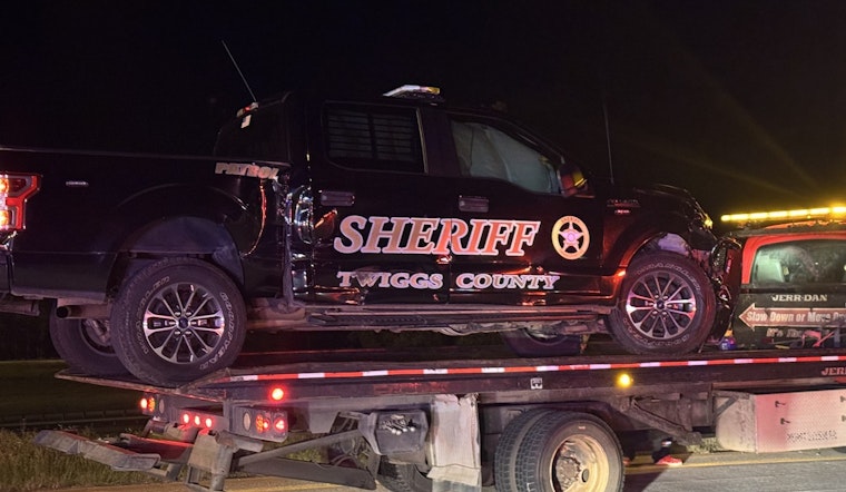 Drowsy Driver Strikes Twiggs County Deputy's Vehicle, No Serious Injuries Reported Near Exit 24