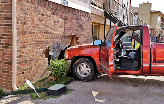 Drug-Impaired Driver Rams Into Two Buildings in White Settlement, Injuring Residents