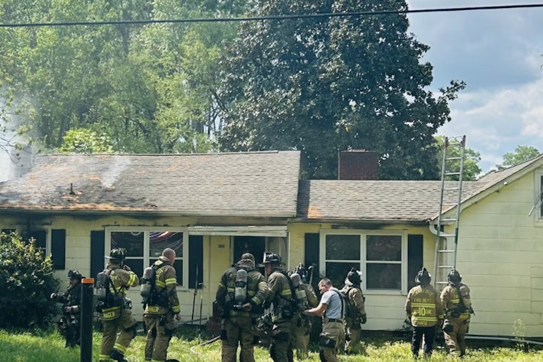 Dual Weekend Blazes Engulf West Charlotte Home as No Injuries Are Reported