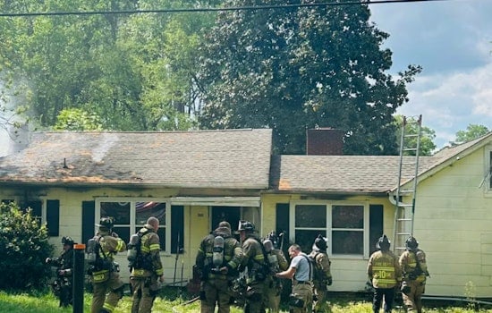 Dual Weekend Blazes Engulf West Charlotte Home as No Injuries Are Reported