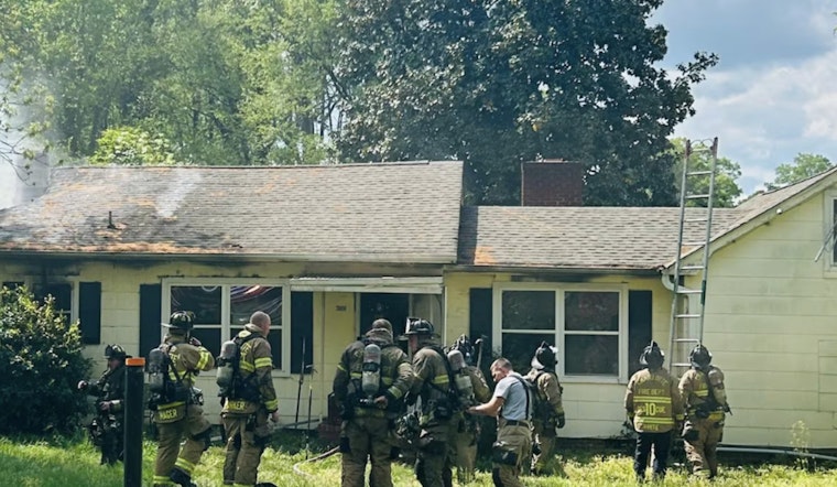 Dual Weekend Blazes Engulf West Charlotte Home as No Injuries Are Reported