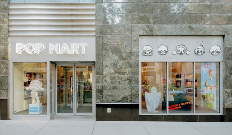 Eager Collectors Line Up on Michigan Avenue for Exclusive Labubu Plush Toy Release at Chicago's Pop Mart
