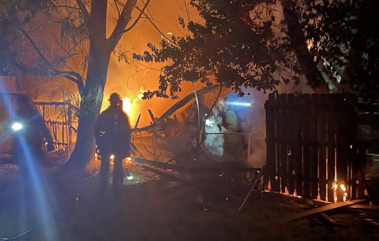East Austin Garage Fire Contained, Power Outages Affect Nearby Residents