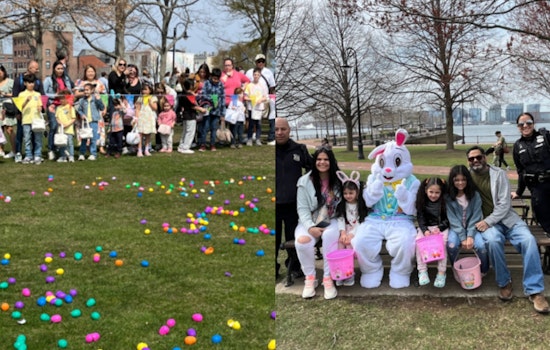 East Boston Families and Police Share Joy at Annual Easter Egg Hunt in Piers Park