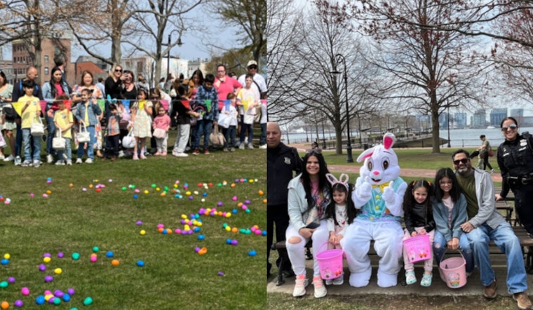East Boston Families and Police Share Joy at Annual Easter Egg Hunt in Piers Park
