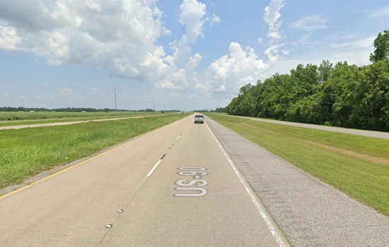 Eastbound US 90 Lane Closure in St. Mary Parish Scheduled for Bridge Maintenance on April 21