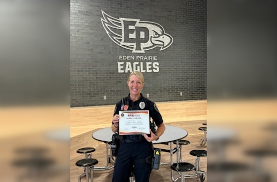 Eden Prairie Officer Ryan Kuffel Honored as Community Leader of the Year