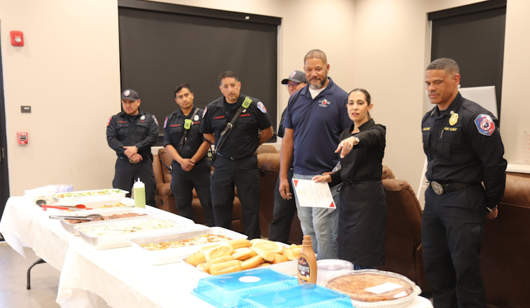 El Paso City Rep. Alejandra Chavez Serves Dinner to Local Firefighters in Show of Support and Gratitude