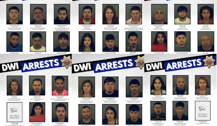 El Paso County Launches First DWI Task Force, Nets 36 Arrests in Weekend Operation