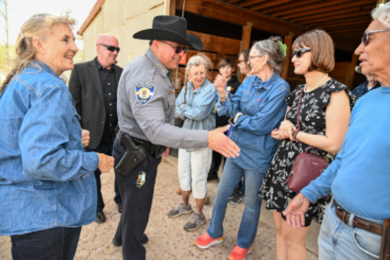 El Paso County Sheriff's Mounted Unit Receives $15K in Honor of Fallen Equine Comrades from God's Pantry Ministry