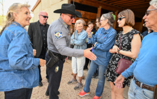El Paso County Sheriff's Mounted Unit Receives $15K in Honor of Fallen Equine Comrades from God's Pantry Ministry