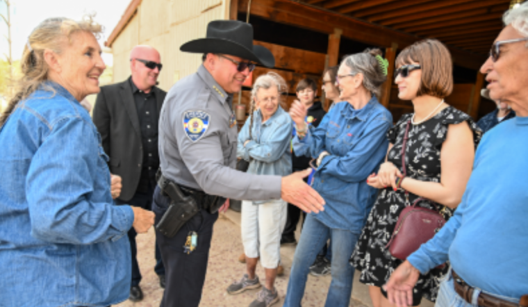 El Paso County Sheriff's Mounted Unit Receives $15K in Honor of Fallen Equine Comrades from God's Pantry Ministry