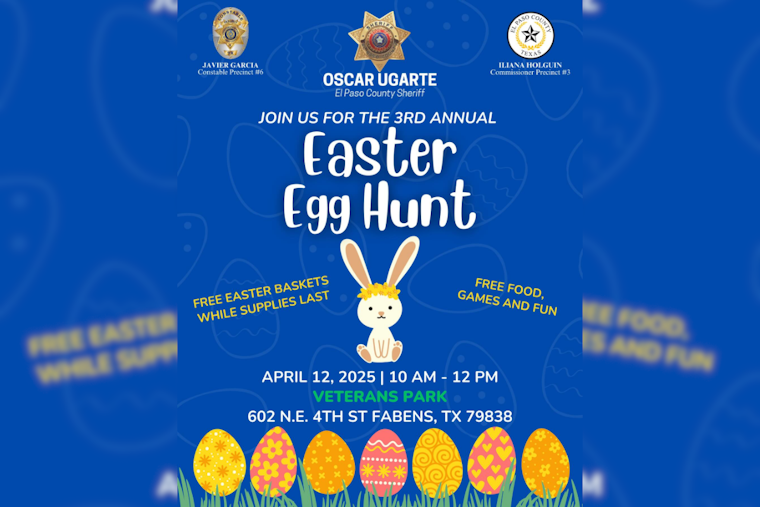 El Paso County Sheriff's Office to Host 3rd Annual Easter Egg Hunt in Fabens