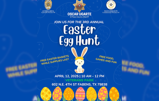 El Paso County Sheriff's Office to Host 3rd Annual Easter Egg Hunt in Fabens
