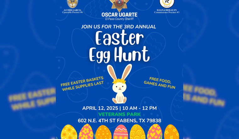 El Paso County Sheriff's Office to Host 3rd Annual Easter Egg Hunt in Fabens