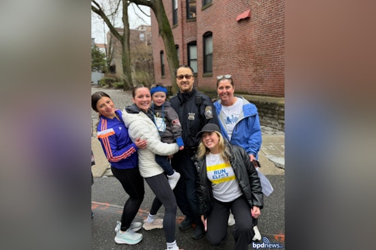 Eliot School Students Braved Rain for 'Mini Marathon' in Boston's North End With Police Cheering On