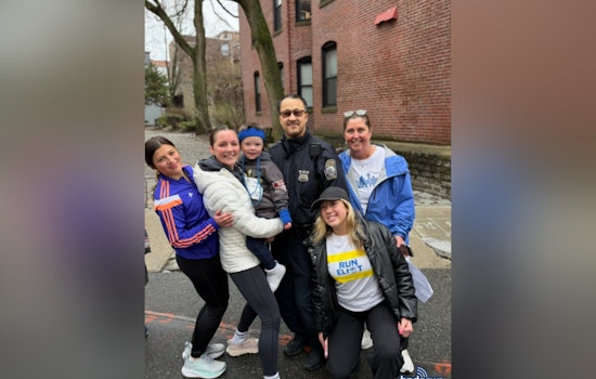 Eliot School Students Braved Rain for 'Mini Marathon' in Boston's North End With Police Cheering On