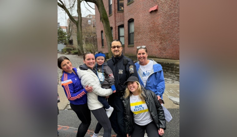Eliot School Students Braved Rain for 'Mini Marathon' in Boston's North End With Police Cheering On