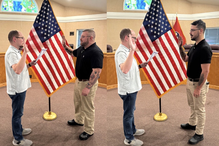 Elizabethton Police Department Welcomes New Officers from Elizabethton and Bristol